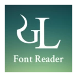 gujarati font reader android application logo